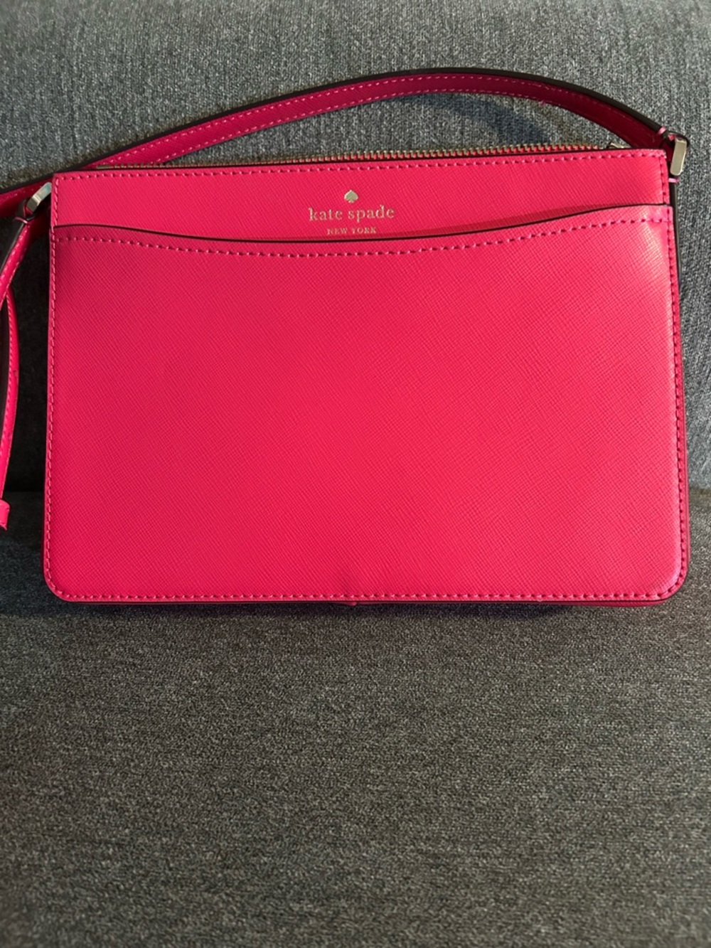 Kate Spade Hot Pink Saffiano Crossbody Bag